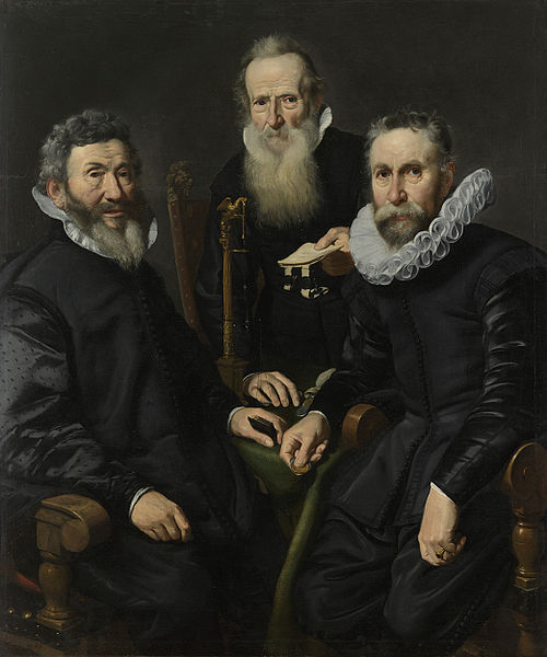 Group Portrait of an unidentified Board of Governors, 1627, Thomas de Keyser