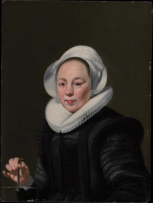 Portrait of a Woman with a Balance, 1625, Thomas de Keyser