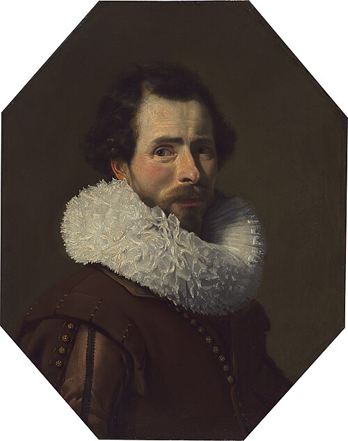 Portrait of a Gentleman Wearing a Fancy Ruff, 1627, Thomas de Keyser