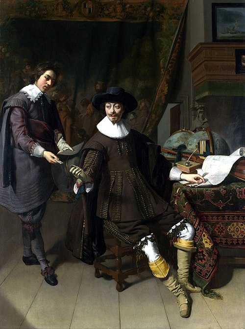 Constantijn Huygens and his (?) Clerk, 1627, Thomas de Keyser