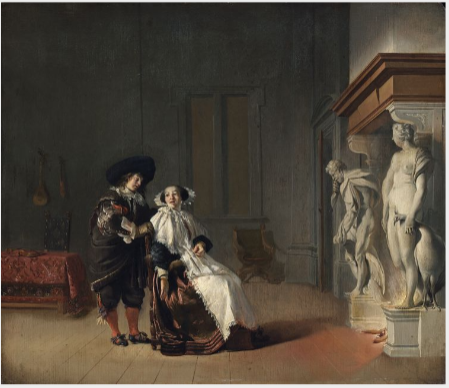 Interior with Figures, 1632, Thomas de Keyser