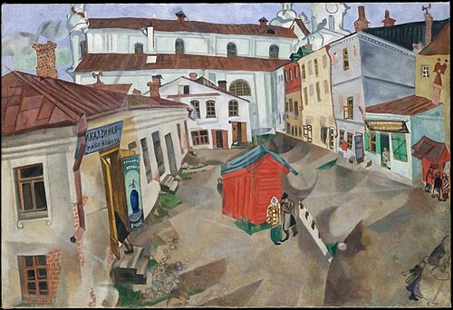 The Marketplace, Vitebsk, 1917, Marc Chagall