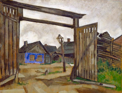 Houses at Vitebsk, 1917, Marc Chagall