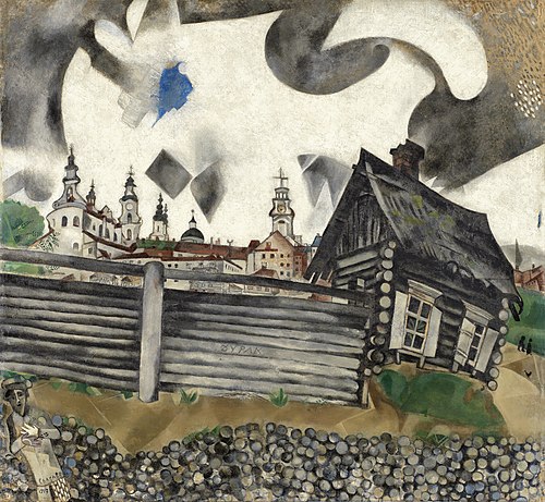 La Maison grise, 1917, Marc Chagall