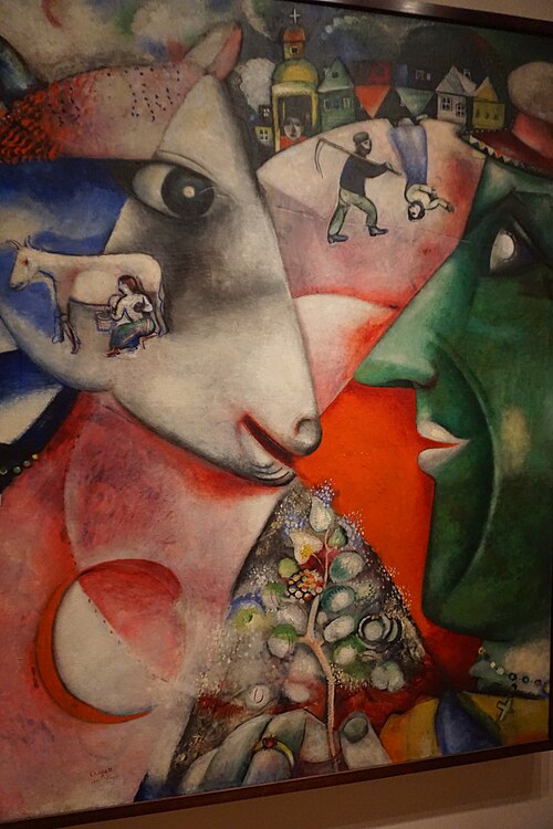 Moi et le village, 1911, Marc Chagall