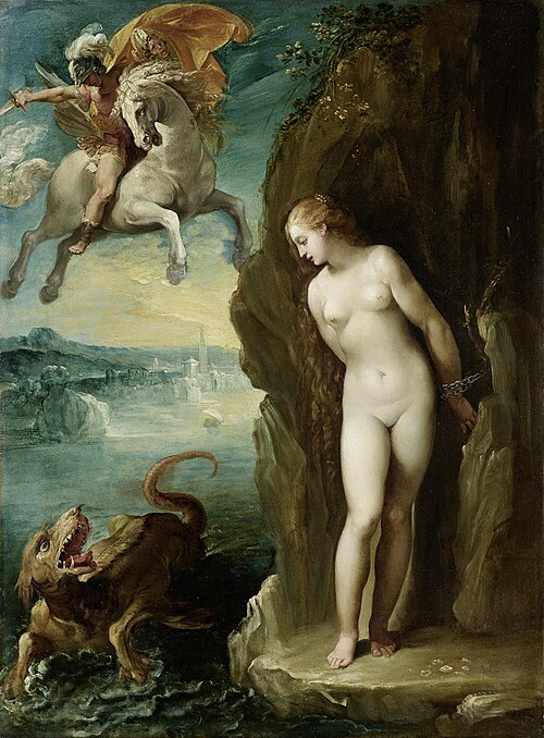 Perseus Freeing Andromeda, 1596, Cavalier d'Arpin