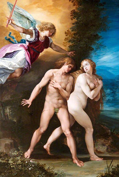 The Expulsion from Paradise, 1605, Cavalier d'Arpin