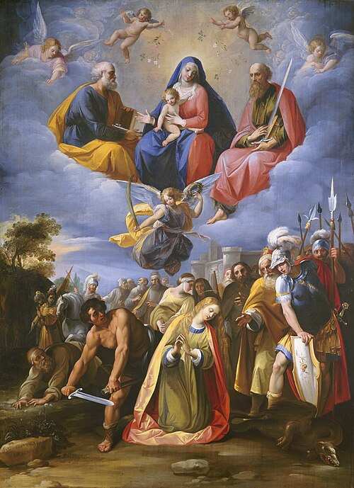 Martyrdom of Saint Margaret, 1609, Cavalier d'Arpin