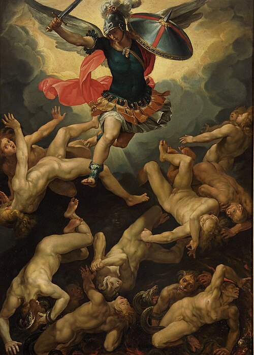 The Fall of the Rebel Angels, 1610, Cavalier d'Arpin