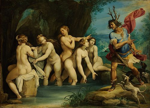 Diana and Actaeon, 1602, Cavalier d'Arpin