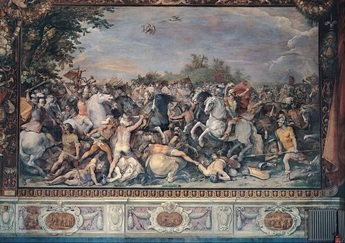 Battle against the inhabitants of Veii and Fidenae, 1599, Cavalier d'Arpin