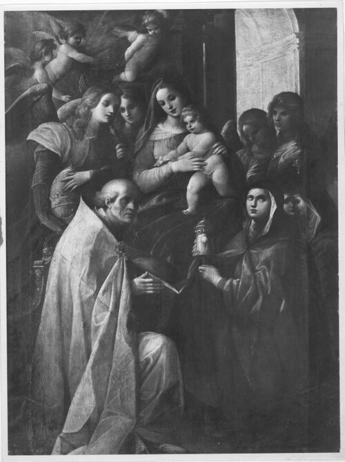 Madonna with Child, Angels and Saints, 1604, Cavalier d'Arpin