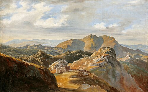 Krajobraz górzysty (Apeniny), 1835, Séverin Mielżyński