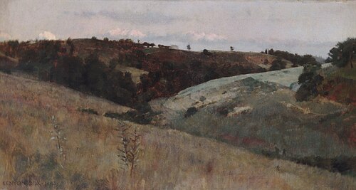 Paysage, 1883, Kenyon Cox