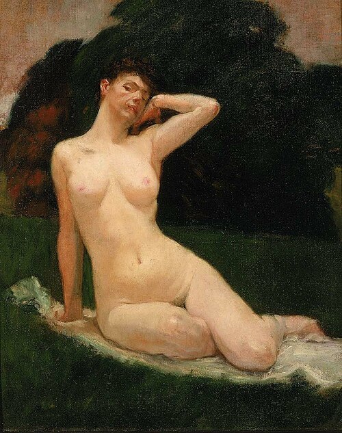Study for "Evening", 1883, Kenyon Cox