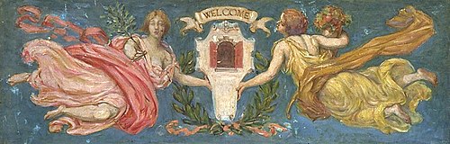 Study for Mural at Hotel Manhattan, "Peace and Plenty", 1901, Kenyon Cox