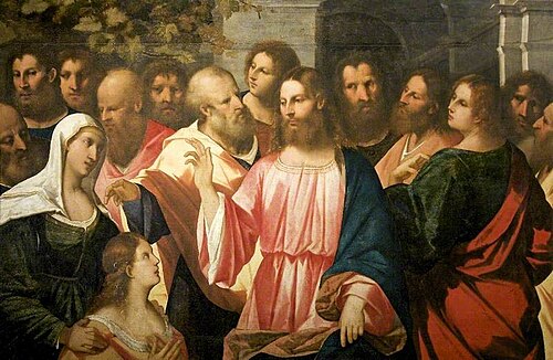 Christ and the Woman Taken in Adultery, , Rocco Marconi