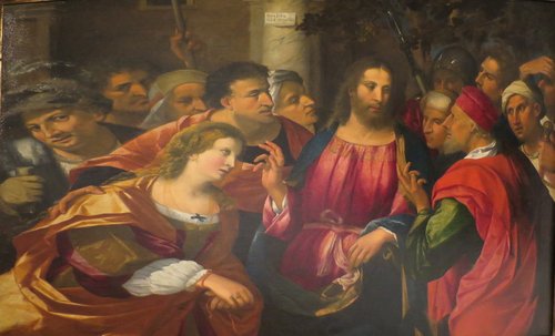 Christ and the Adulteress, 1525, Rocco Marconi