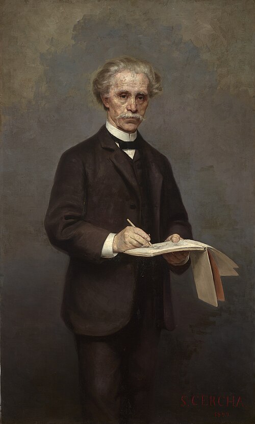 Portrait of Maksymilian Cercha, 1894, Stanisław Cercha