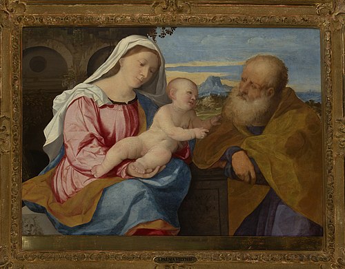 The Holy Family, 1514, Palma le Vieux