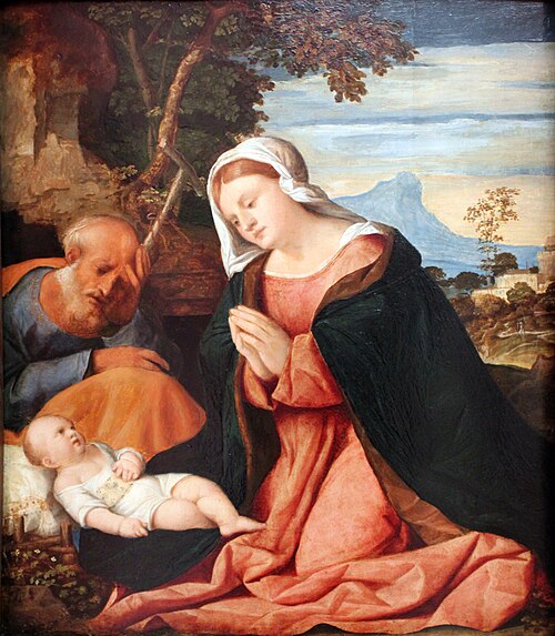 The Holy Family, 1515, Palma le Vieux