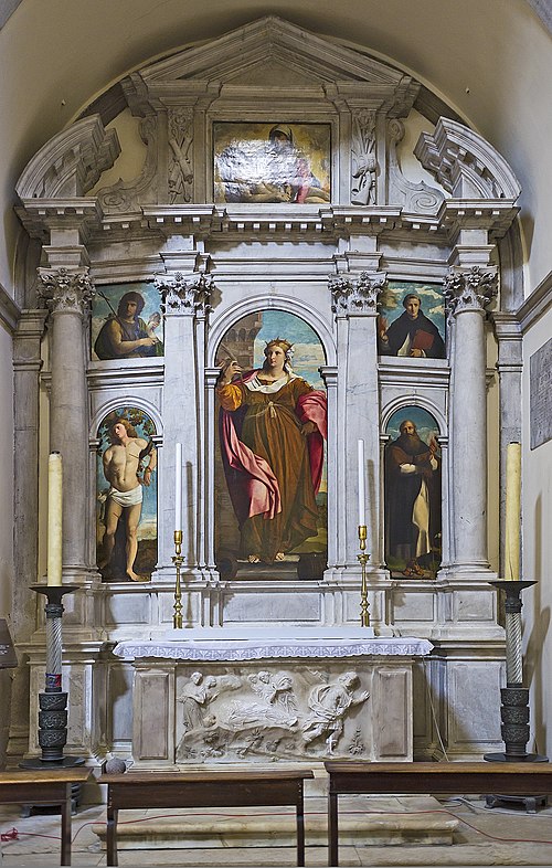 Polyptyque de saint Barbe, 1524, Palma le Vieux