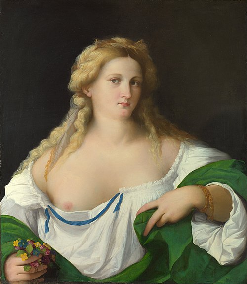 A Blonde Woman, 1520, Palma le Vieux