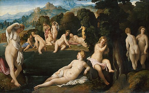 Diane et Callisto, 1527, Palma le Vieux