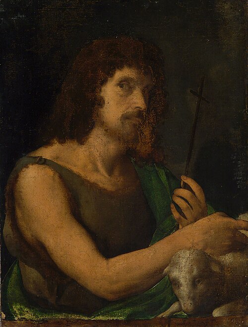 Johannes der Täufer, 1527, Palma le Vieux