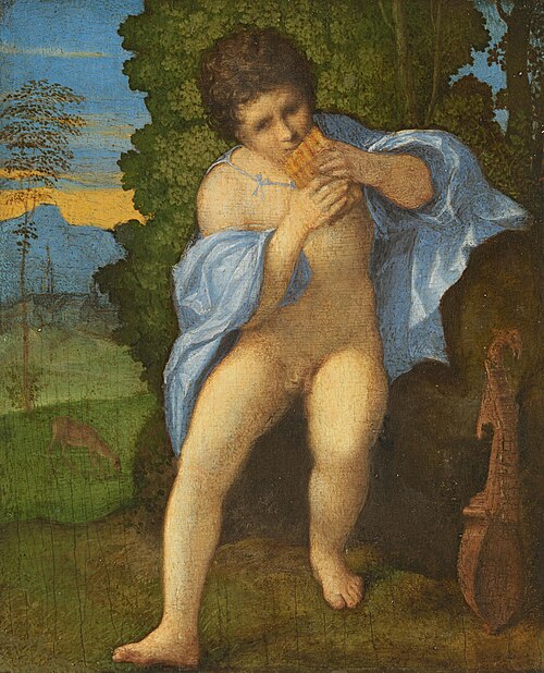 Flötenspielender Faun, 1514, Palma Vecchio