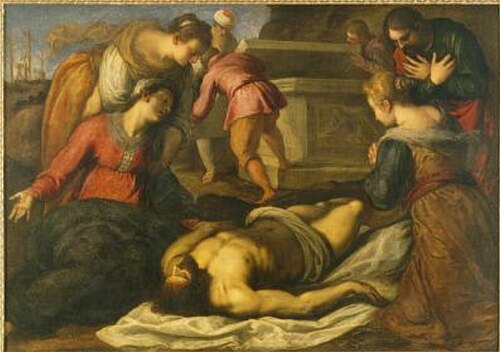 Lamentation Over the Dead Christ, 1580, Palma le Vieux