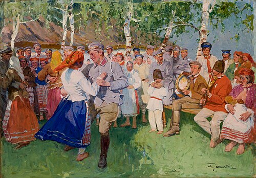 "Uhlans, Uhlans, the Boys Pretty a Picture...", 1916, Stanisław Janowski