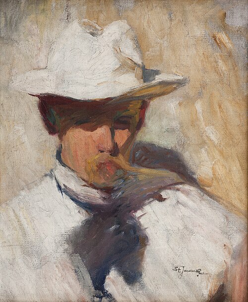Portrait of Painter Tadeusz Rychter in the Sun, 1925, Stanisław Janowski