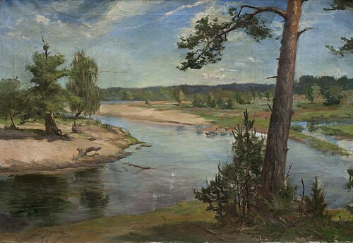 Landscape of Zaleśsie, 1899, Stanisław Jarocki