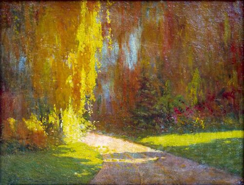 Golden autumn in Bieniakoni, 1927, Stanisław Jarocki