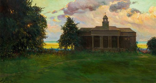 Barn in Bienica, 1927, Stanisław Jarocki