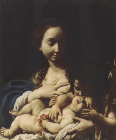 Virgin and Child and S. John, , Niccolò Tornioli