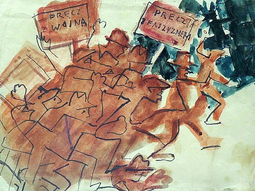 Demonstracja antyfaszystowska, 1932, Stanisław Osostowicz