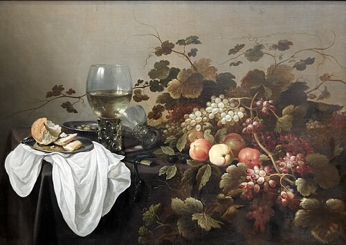 Nature morte avec fruits et Roemer, 1644, Roelof Koets