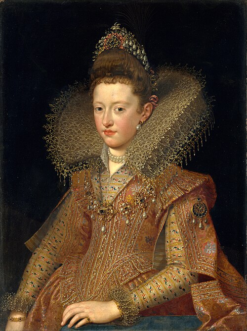 Portrait de Marguerite de Gonzague (1591-1632), princesse de Mantoue, 1605, Frans Pourbus le Jeune