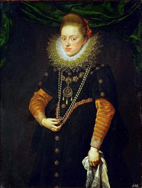 Erzherzogin Konstanze (1588-1631), Königin von Polen in schwarzem Kleid, 1603, Frans Pourbus le Jeune