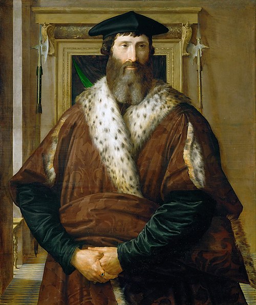 Portrait of a Man (Condottiere Malatesta Baglioni?), 1527, Parmigianino
