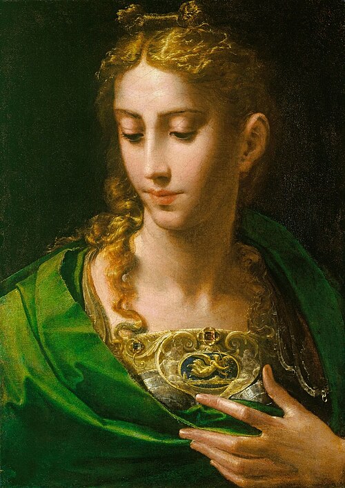 Pallas Athena, 1539, Parmigianino