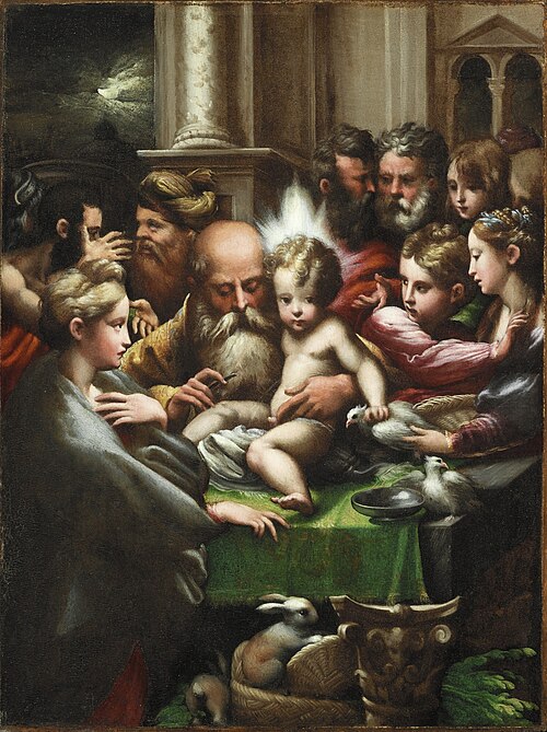 Circoncision de Jésus, 1523, Parmigianino