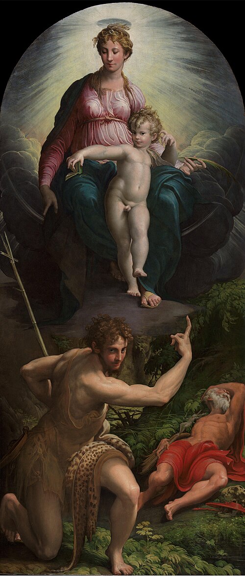 Vision de saint Jérôme, 1526, Parmigianino