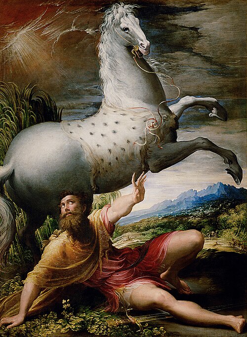 The Conversion of Saint Paul, 1527, Parmigianino