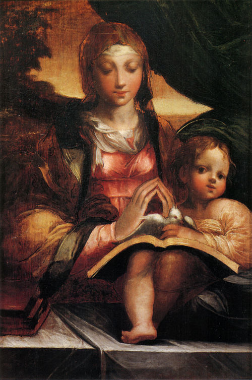 Vierge à l'Enfant, 1525, Parmigianino