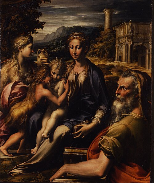Madonna and Child with Saints, 1530, Parmigianino