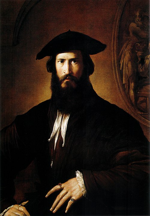 Portrait of a man, 1530, Parmigianino