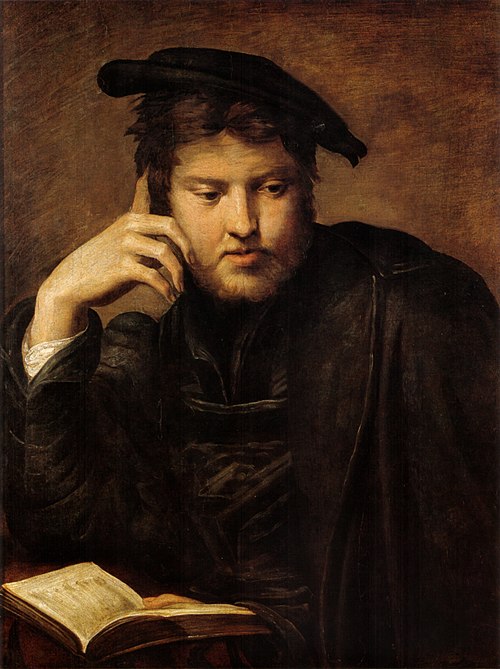 Man Holding a Book, 1529, Parmigianino